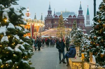 Новый год популярные города Россия