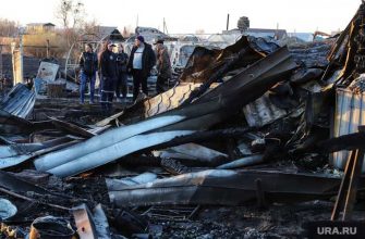 пожар в северном